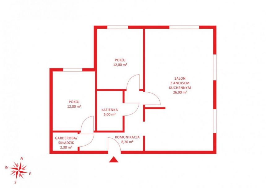 Gdańsk Piecki-Migowo, 729 000 zł, 65.5 m2, parter/3 miniaturka 12