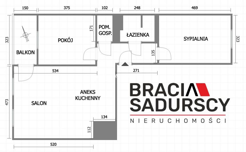 Ruczaj | Bobrzyńskiego | 3 pok. | 69m2 | nowe miniaturka 21