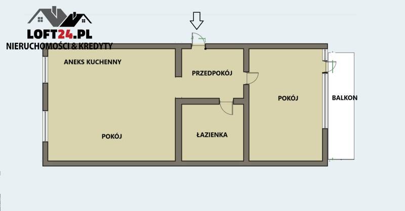 Lubin Stary Lubin, 359 000 zł, 52.1 m2, pietro 4/4 miniaturka 5