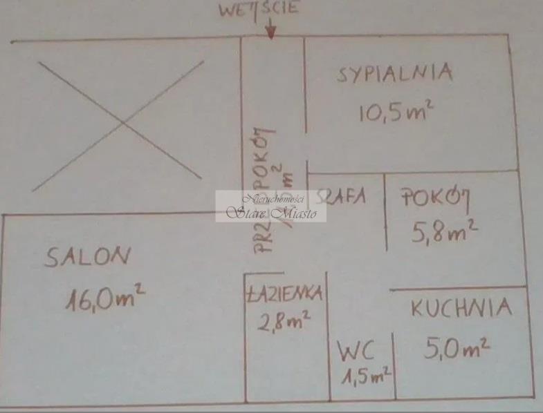 3 pokoje, osobna kuchnia, w pobliżu Zalewu Nowohuckiego miniaturka 9