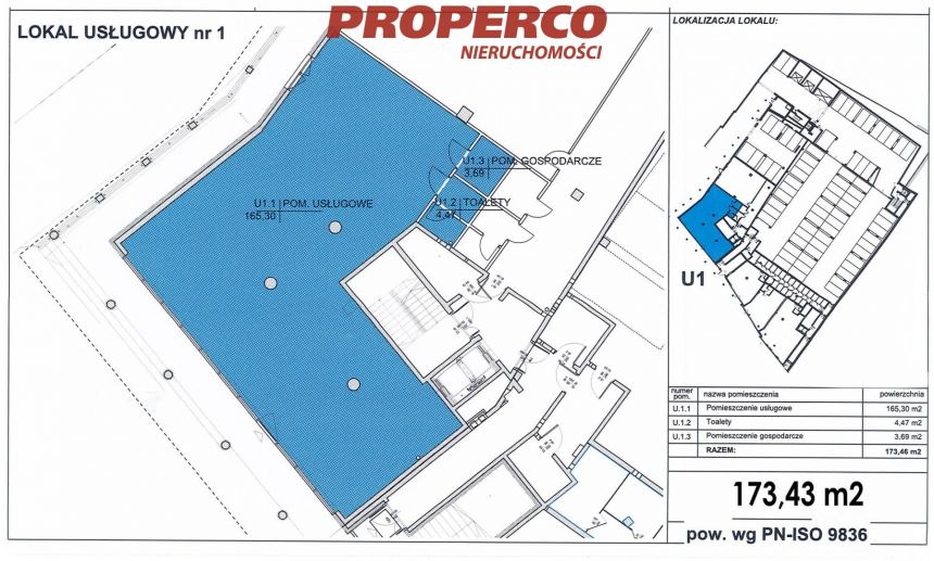 Nowy lokal usł.-handlowy 173 m2 Centrum, 1 Maja miniaturka 5