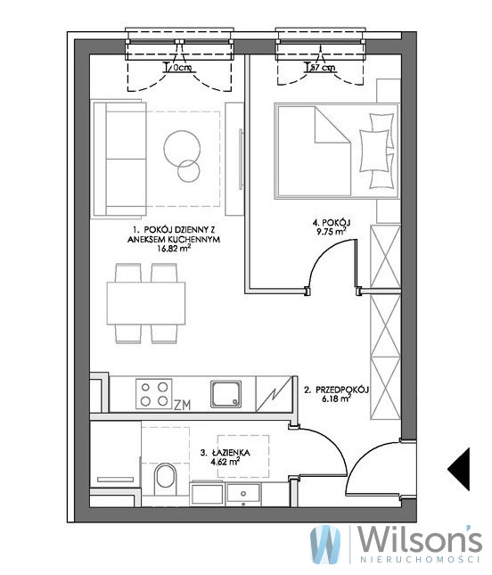 Sztutowo, 430 000 zł, 37.37 m2, M2 miniaturka 5