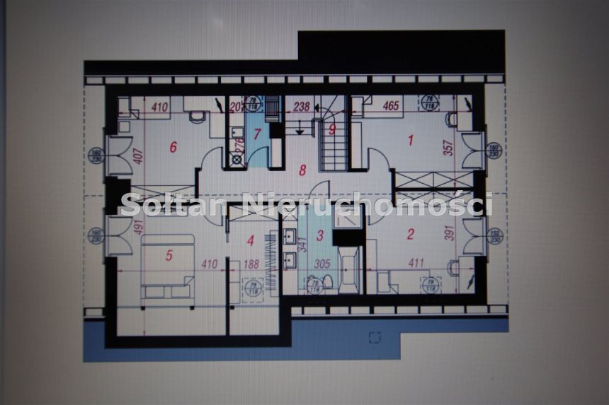 Nowy dom 206  m², 4/5 sypialnie, 2 łazienki, garaż miniaturka 7