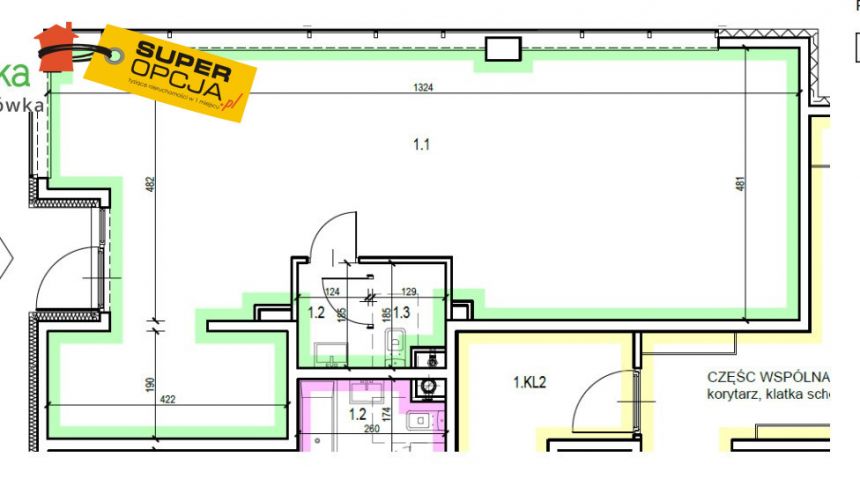 Kraków Płaszów, 876 204 zł, 69.54 m2, pietro 1 miniaturka 2