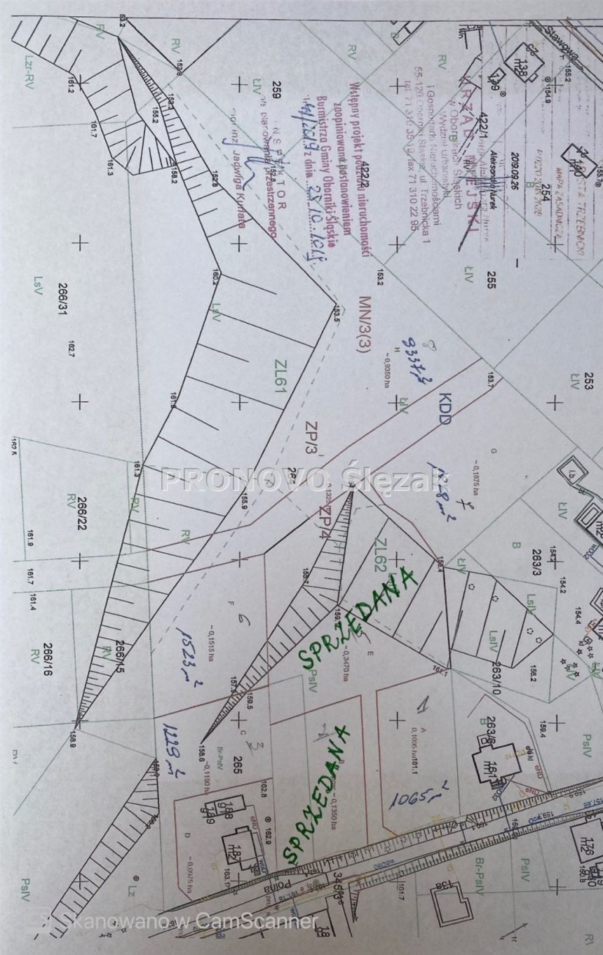 Sprzedam działkę budowlana o pow. 1878m2 Wilczynie miniaturka 6