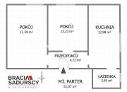 Chrzanów Stella, 341 185 zł, 52.49 m2, jasna kuchnia z oknem miniaturka 31