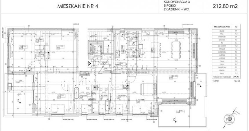 Warszawa Stary Wilanów, 4 460 400 zł, 206.4 m2, 5 pokojowe miniaturka 3