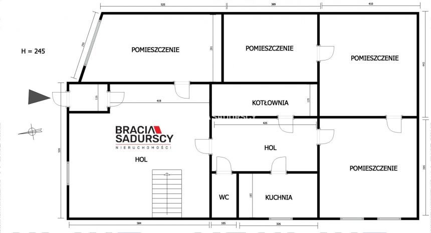 Budynek biurowy, 400m2 miniaturka 3