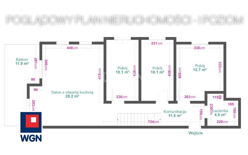 Zabrze Rokitnica, 849 900 zł, 100.26 m2, z loggią miniaturka 15