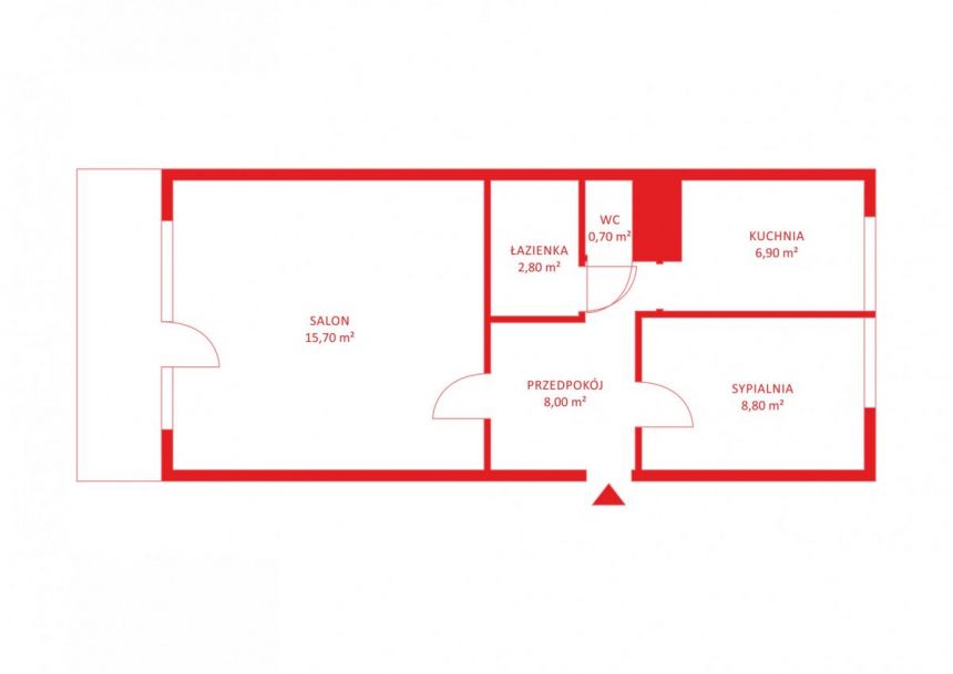 Bydgoszcz Fordon, 320 000 zł, 43.21 m2, z loggią miniaturka 9