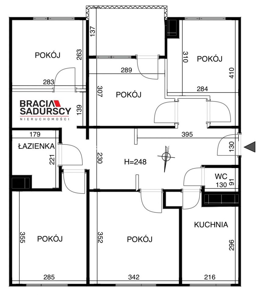 4 pok (oddzielne) ok 81m2 Dębniki Ruczaj miniaturka 18