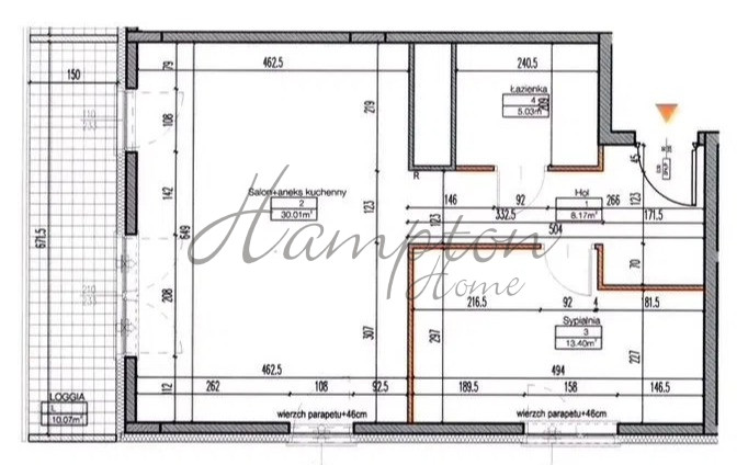 Warszawa Mokotów, 1 482 000 zł, 57 m2, 2 pokojowe miniaturka 15