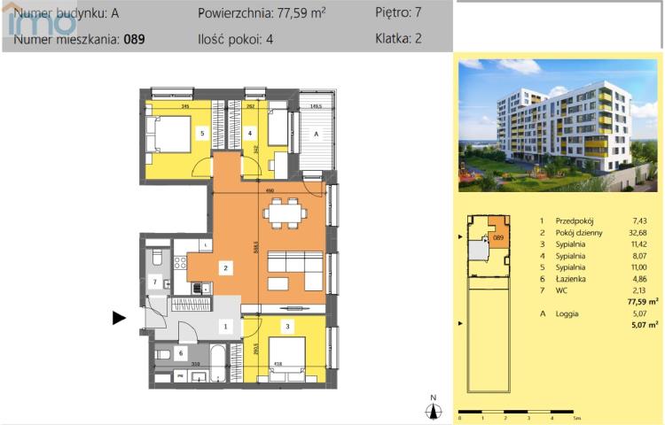 Nowe mieszkania dewelerskie, 3 sypialnie miniaturka 1