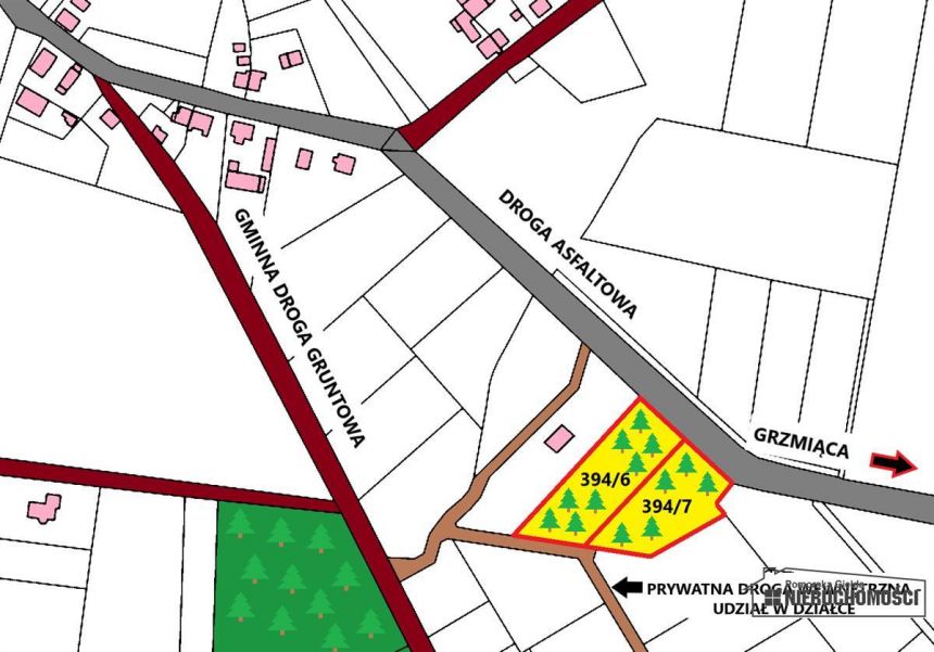 Duże działki w Krosinie, ok. 60 km od morza. miniaturka 10