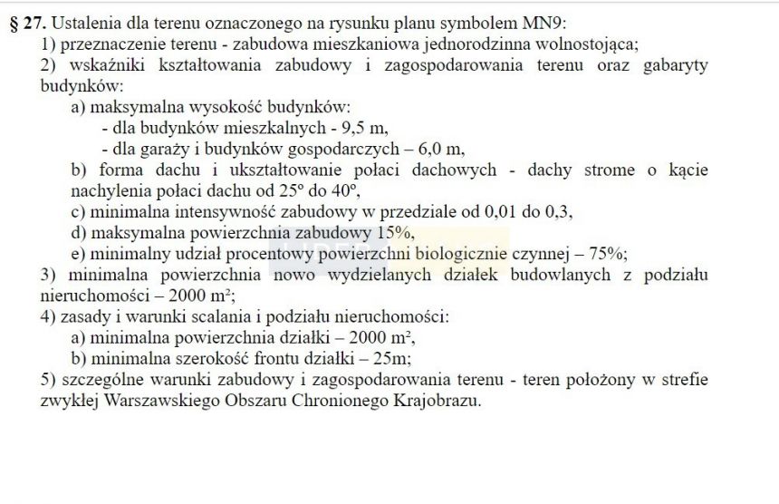 Piękna klimatyczna działka przy puszczy. miniaturka 5