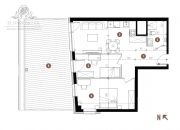 Apartament 56,56m2 ,3 pok. w stanie deweloperskim, inwestycja GOTOWA/Stare Miast miniaturka 5