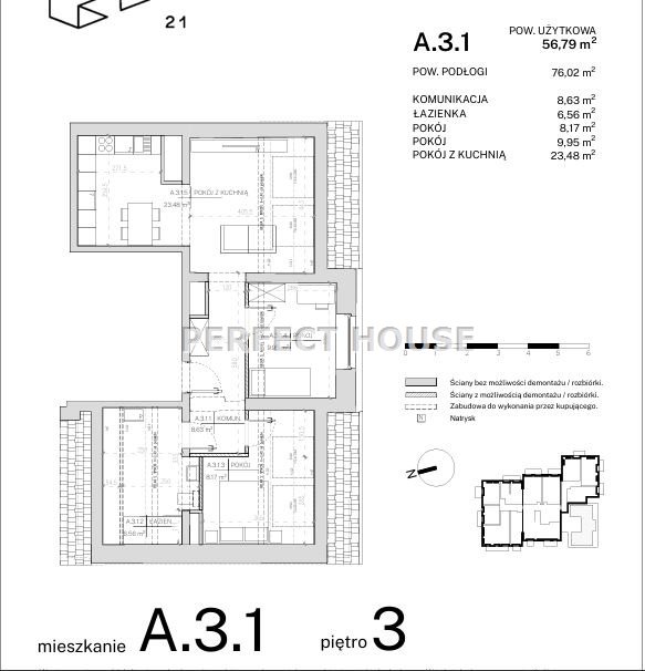 Apartament w willi na Polance 3 pokoje 56m2 miniaturka 6