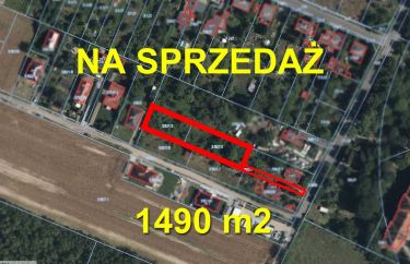 Działka 1490 m2, Golęcin
