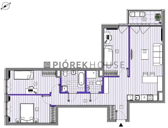 4-pokojowe mieszkanie ul. Wólczyńska Bielany miniaturka 9