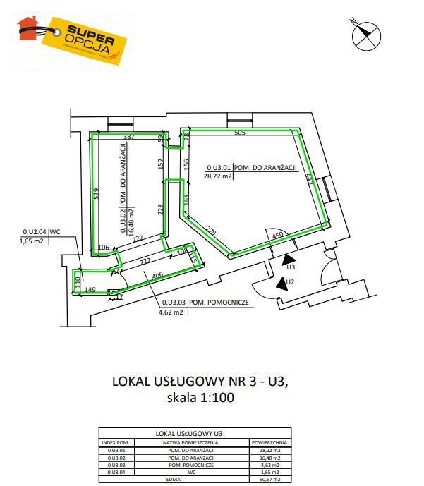 Kraków Podgórze 4 500 zł 54.11 m2 miniaturka 4