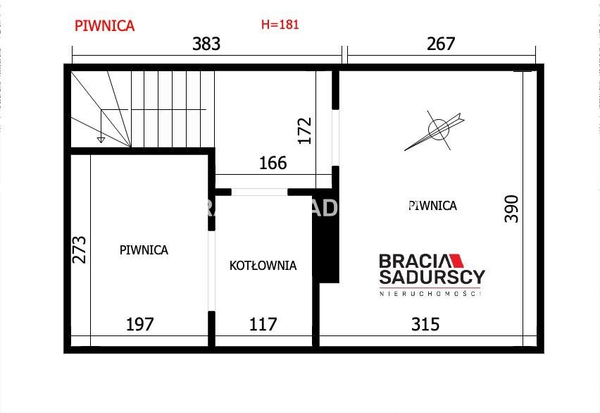 Wola Justowska, bliźniak, 4 kondygnacje, piwnica miniaturka 7