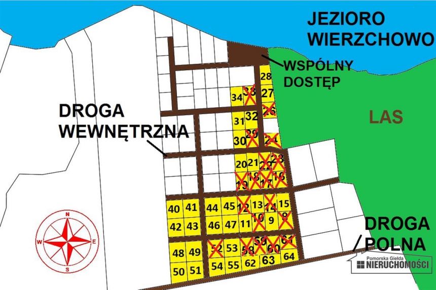 Działki budowlane nad jeziorem Wierzchowo. miniaturka 4