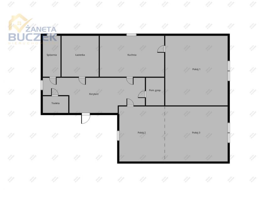 Mokas, 470 000 zł, 97 m2, z cegły miniaturka 4