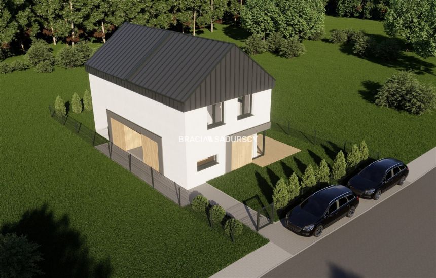 3pok.65m2  dwupoziomowe/nowoczesna bryła budynku miniaturka 9
