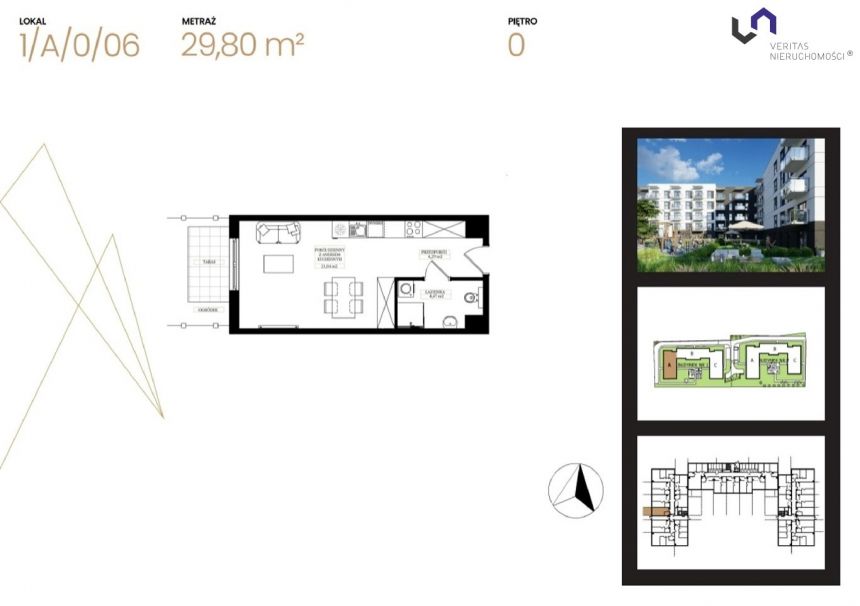 Sosnowiec Dębowa Góra, 244 360 zł, 29.8 m2, umeblowane miniaturka 2