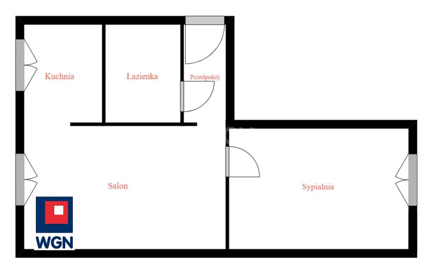 Zawiercie, 269 000 zł, 44 m2, 2 pokojowe miniaturka 9