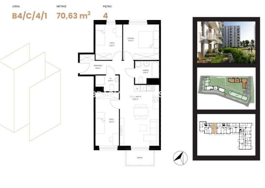 Apartament na Prądniku Białym, Kraków miniaturka 3