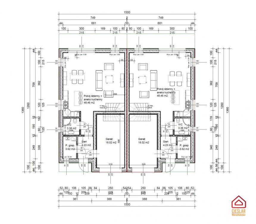 Osielsko, 950 000 zł, 150 m2, bliźniak miniaturka 6