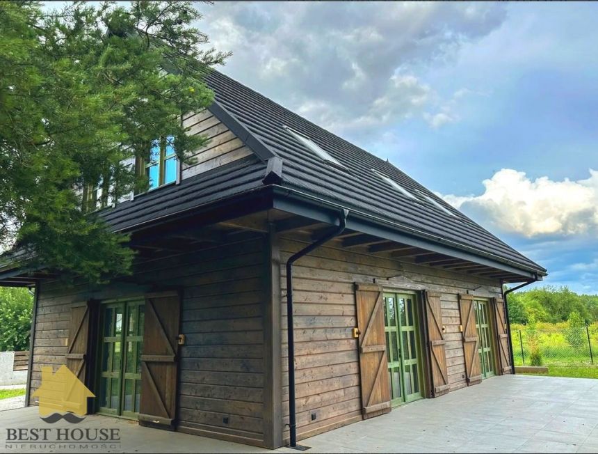 Dom z drewna księżycowego130 m2 sprzedaż Kębło miniaturka 3