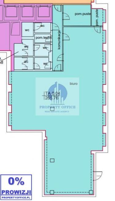 Wola: biuro/usługi 310,94 m2