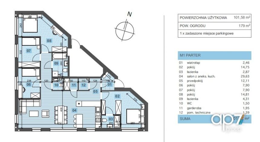 Apartament z ogródkiem w inwestycji Villa Bermuda miniaturka 8