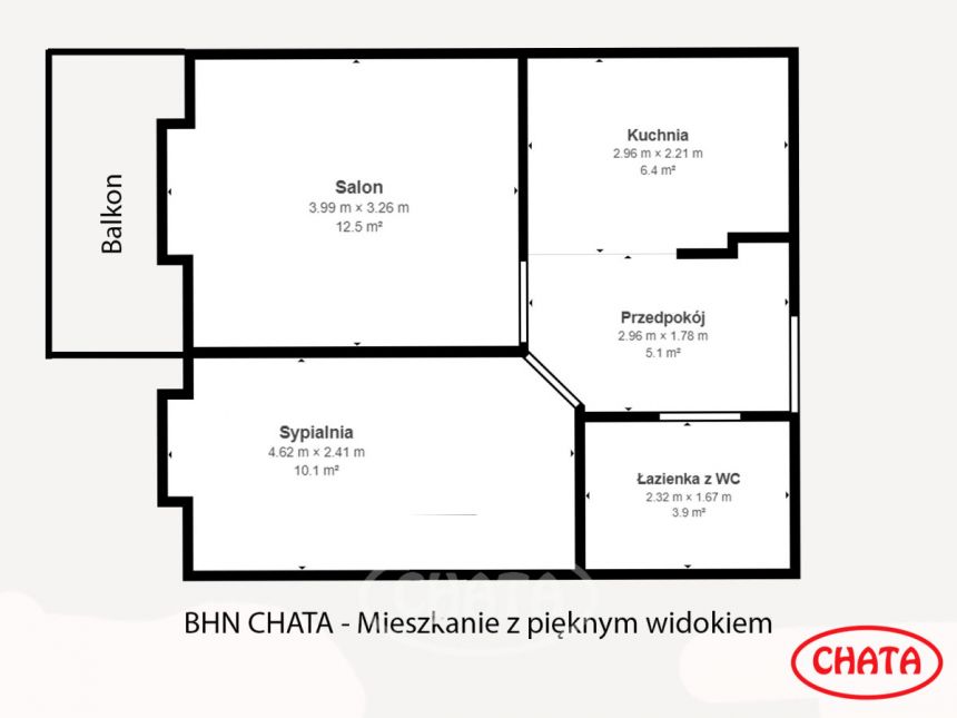 Wrocław Polanowice, 576 400 zł, 40 m2, pietro 3 miniaturka 10