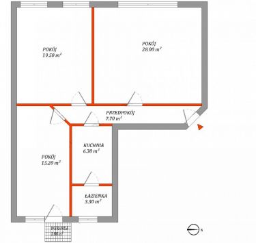 Legnica, 280 000 zł, 86.1 m2, 4 pokojowe