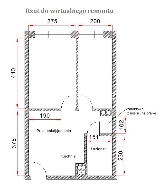 Kraków Bieńczyce, 450 000 zł, 37 m2, pietro 5 miniaturka 4