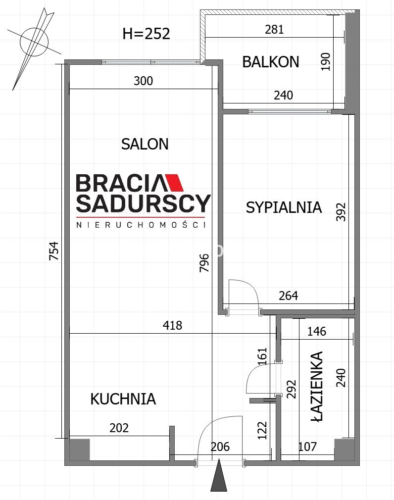 Plac Imbramowski | 2 pok. | balkon miniaturka 3