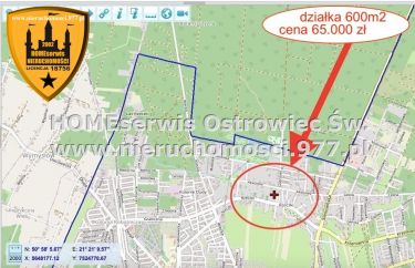 Działka 600 m2 na sprzedaż ul. Rzeczki w Ostrowcu