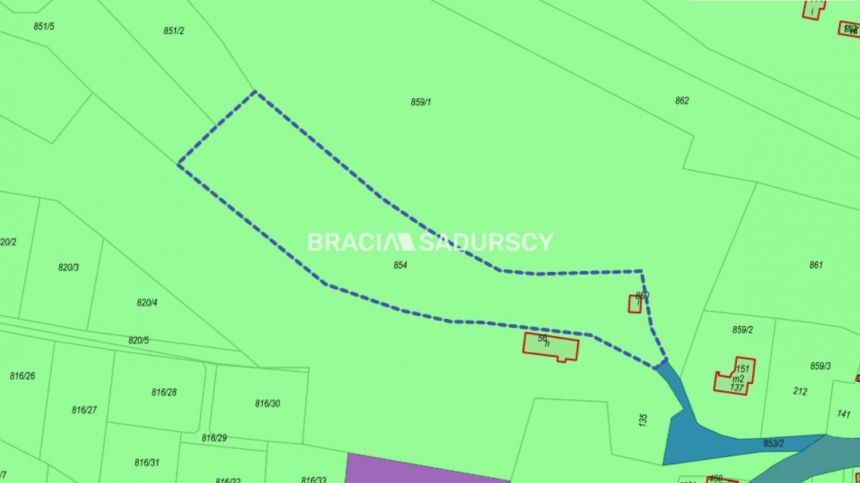 Krzeczów, 750 000 zł, 62 ar, budowlana miniaturka 5