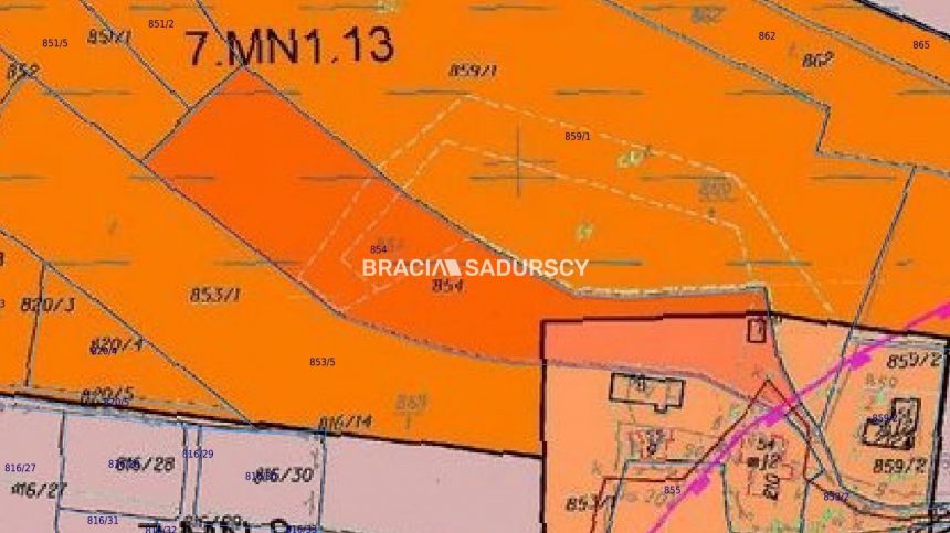 Krzeczów, 750 000 zł, 62 ar, budowlana miniaturka 3