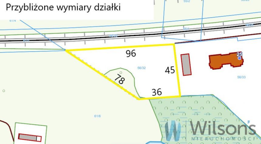 Warszawa Ursynów, 1 699 500 zł, 30.9 ar, droga dojazdowa utwardzona miniaturka 3