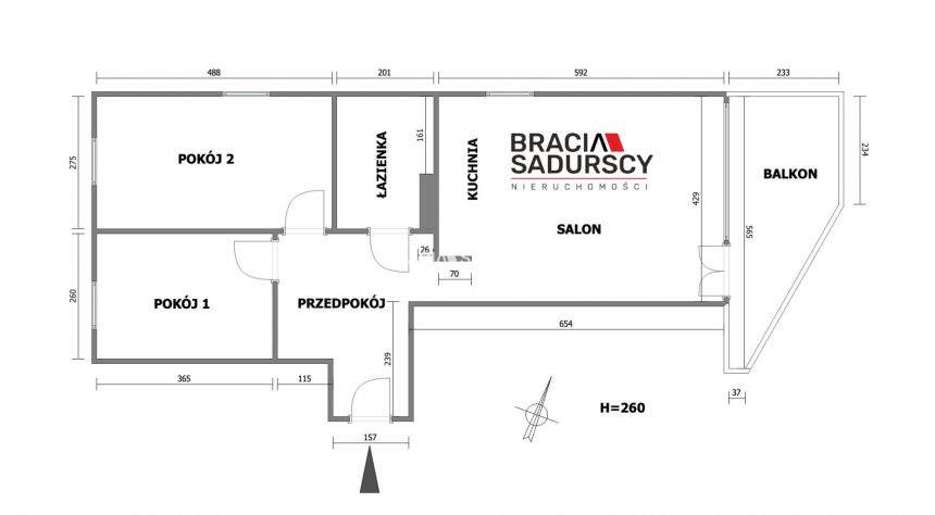 3-POK mieszkanie na wynajem os Bronowice Residence miniaturka 21