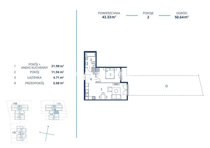 Gotowa inwestycja - metraże od 39 m2, Kraków miniaturka 3