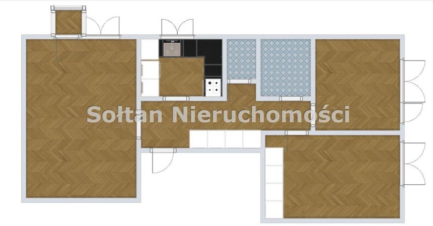 Dobry układ mieszkania,  3 pokoje, kuchnia, balkon miniaturka 19