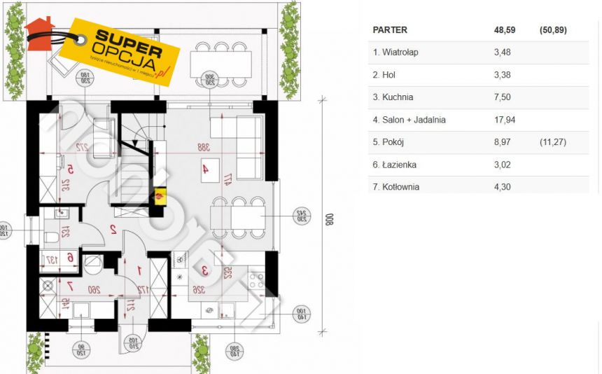 Zagacie, 850 000 zł, 93.92 m2, wolnostojący miniaturka 3