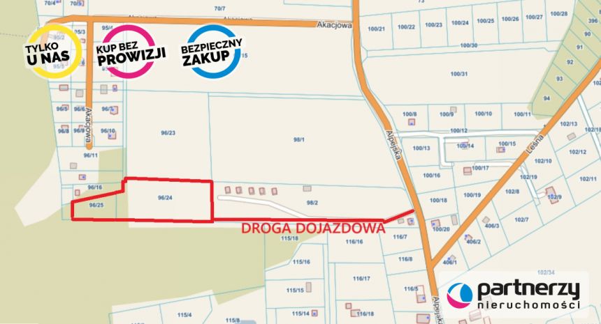Perlino, 620 000 zł, 73.45 ar, budowlana miniaturka 2