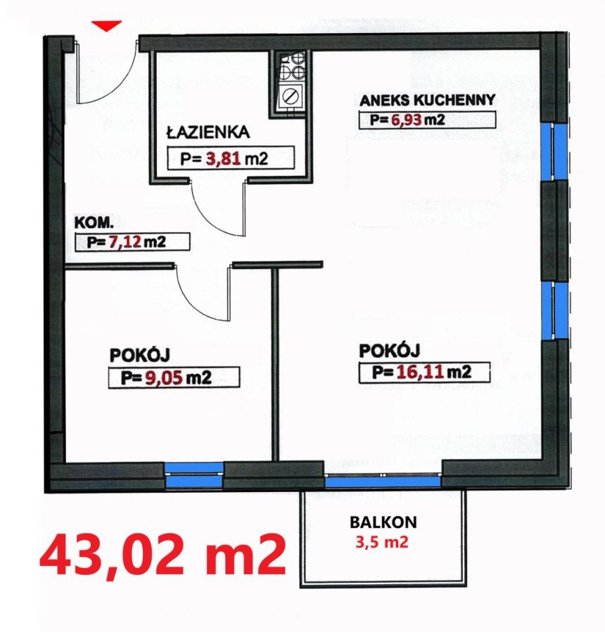 2 pokojowe do wykończenia, Krańcowa 4, garaż miniaturka 2