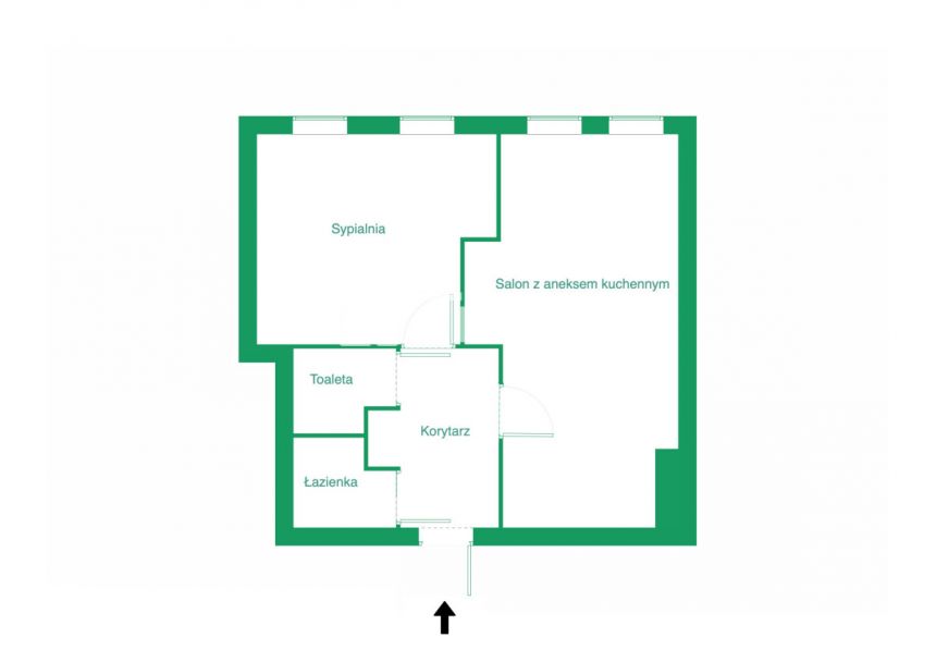 Gdynia Oksywie, 380 000 zł, 42 m2, M2 miniaturka 14